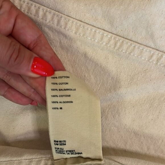 Free People Snake Trucker Jacket in Ivory - Picture 11 of 11